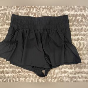 Free people, Get your flirt on shorts, black, size small.